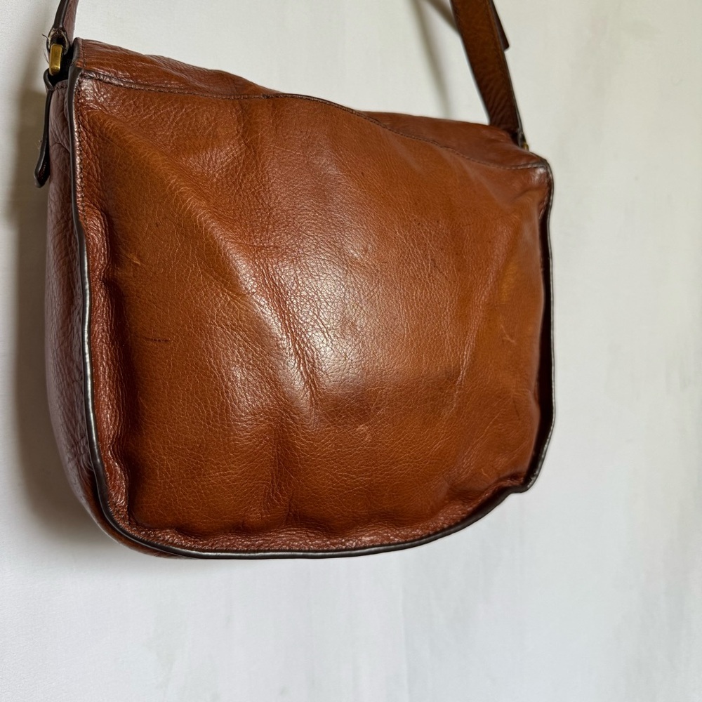 Fossil Emi Saddle Bag leather cross body messenger shoulder bag adjustable strap - Picture 16 of 16